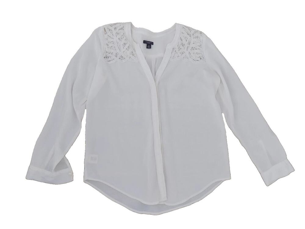 Ann Taylor long sleeve blouse size Petite Small
